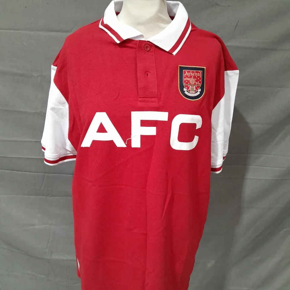 ARSENAL RETRO FOOTBALL POLO SHIRT - 2XL