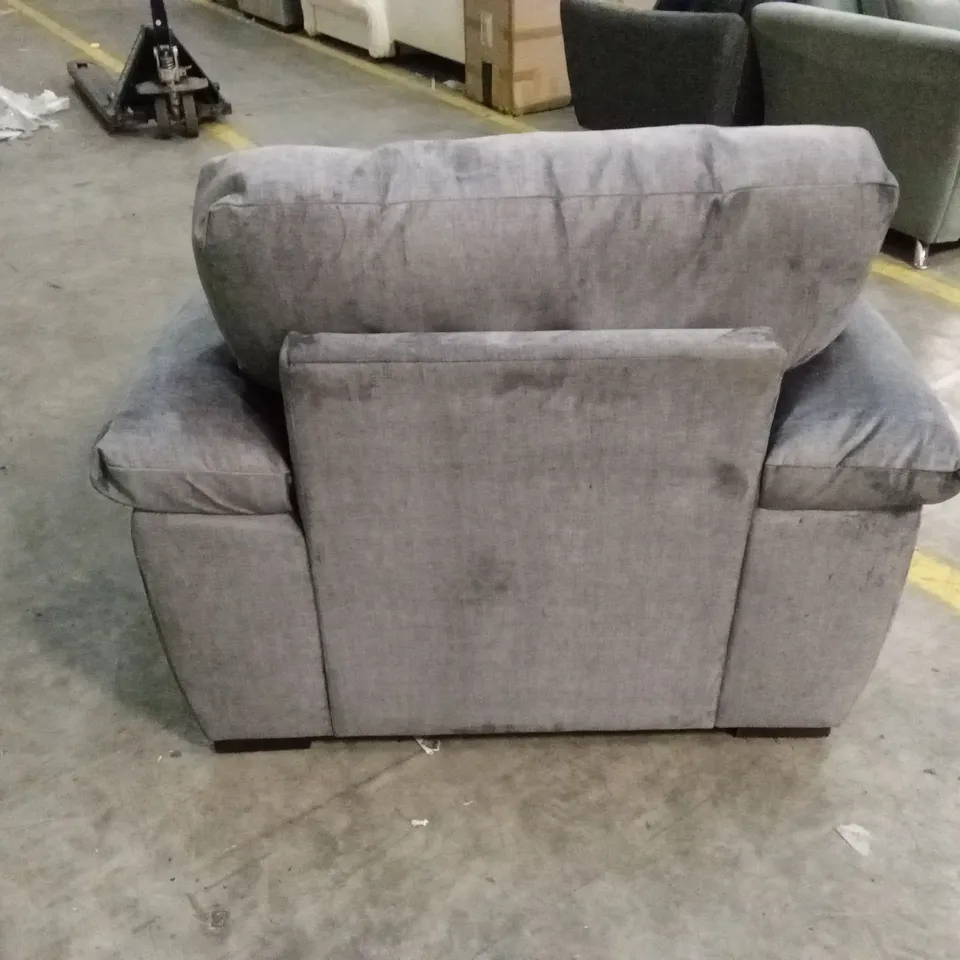 ELIZA FABRIC ARMCHAIR - GREY RRP £499