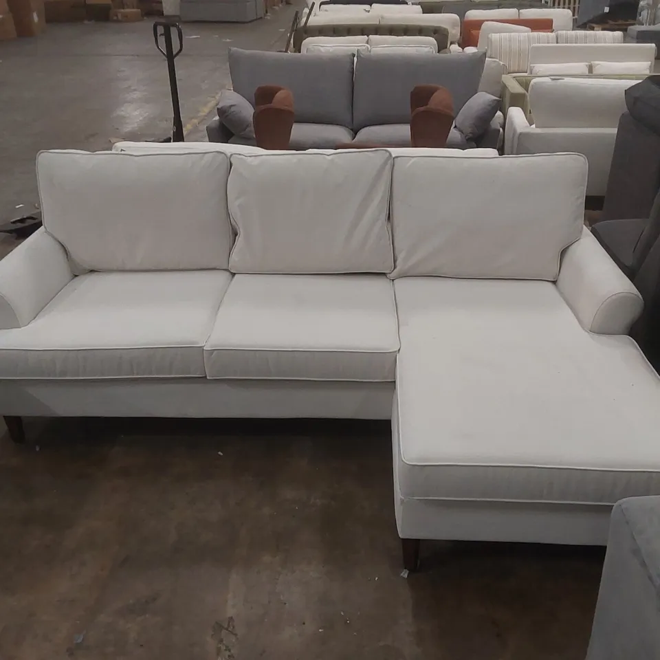 QUALITY DESIGNER FABRIC UPHOLSTERED CORNER SOFA