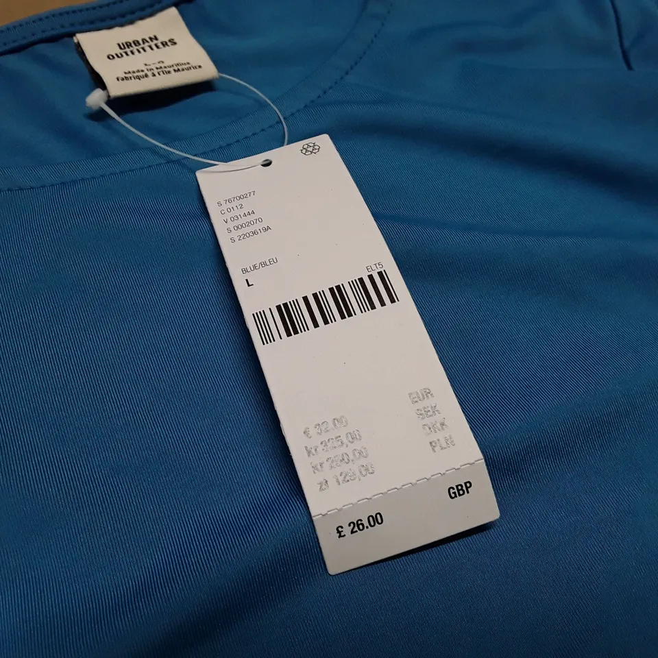 URBAN OUTFITTERS BLUE LONG SLEEVE TOP - L