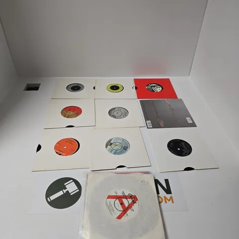 APPROXIMATELY 10 X 7" VINYL SINGLES INCLUDING STEVIE WONDER AND THE SPECIALS
