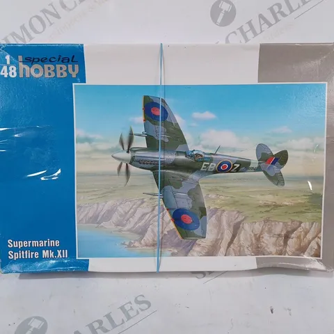 BOXED SPECIAL HOBBY SH48107 1/48 SCALE SUPERMARINE SPITFIRE MK.XII MODEL KIT