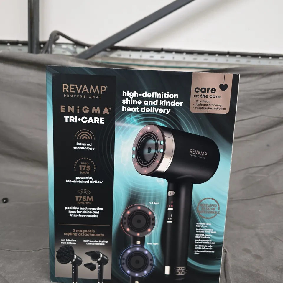 REVAMP PROFESSIONAL ENIGMA TRI-CARE HAIR STYLING SYSTEM – BOXED