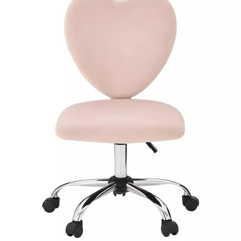 HEART OFFICE CHAIR - PINK