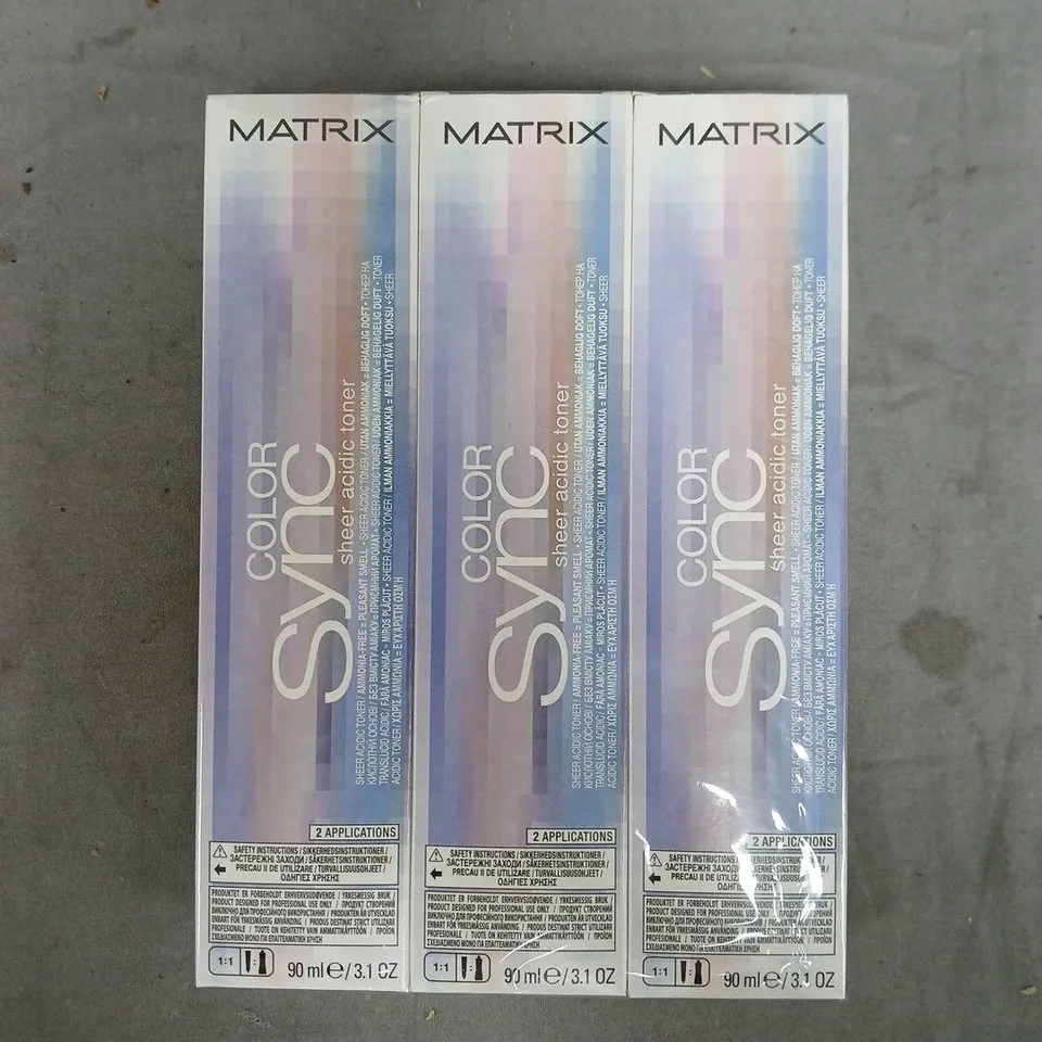 BOX OF APPROXIMATELY 20 ASSORTED MATRIX SO COLOUR SYNC PRODUCTS
