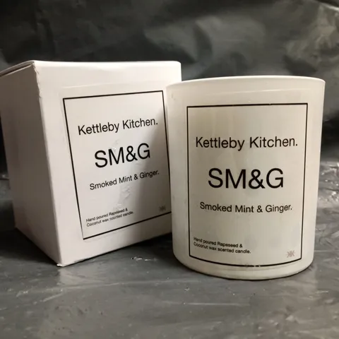 KETTLEBY KITCHEN SM&G SMOKED MINT & GINGER SCENTED CANDLE