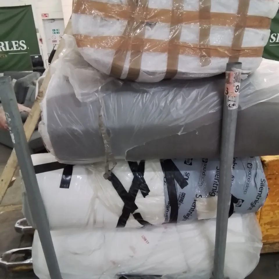 PALLET CONTAINING VARIOUS MATTRESSES IN DIFFERENT SIZES AND QUALITY