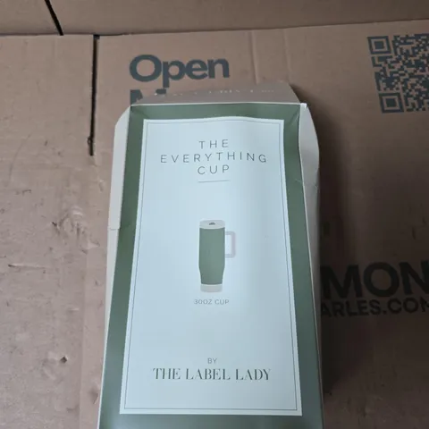 THE EVERYTHING CUP – 30OZ STAINLESS STEEL INSULATED CUP BY THE LABEL LADY