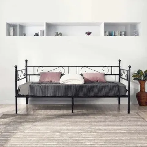 BOXED SINGLE 3' DAYBED (FROSTED BLACK) (1 BOX)