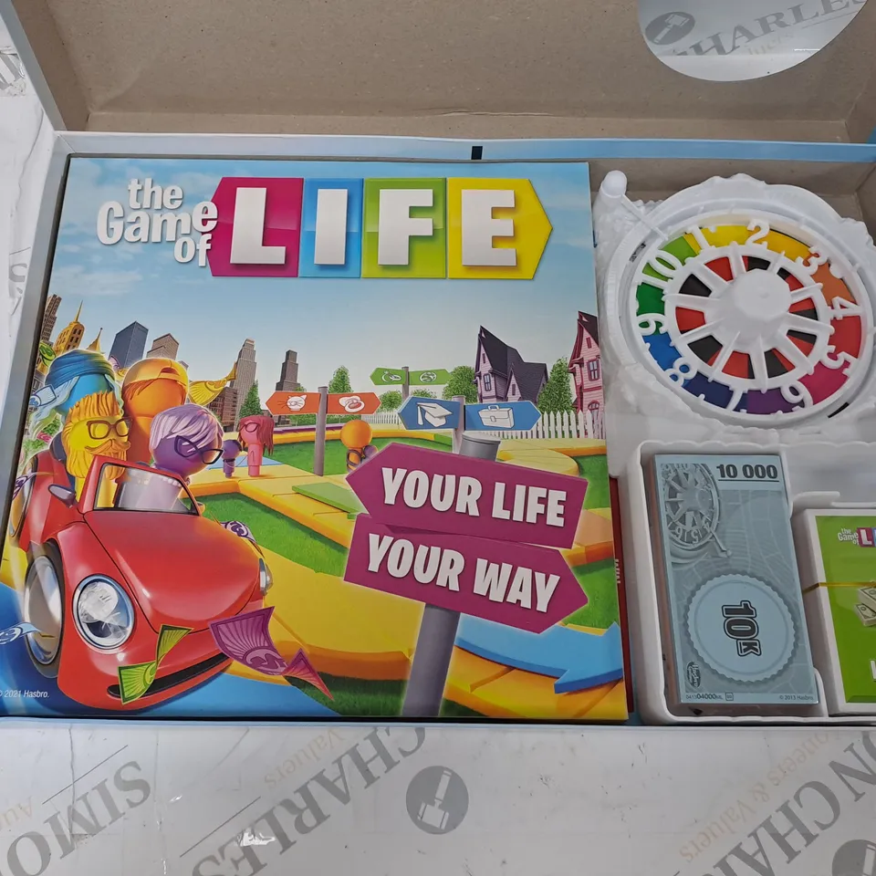 BOXED THE GAME OF LIFE BOARD GAME RRP £29.99