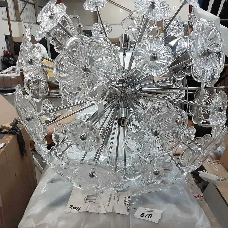 BOX CONTAINING A VARIETY OF  LIGHTS / LAMP SHADES 