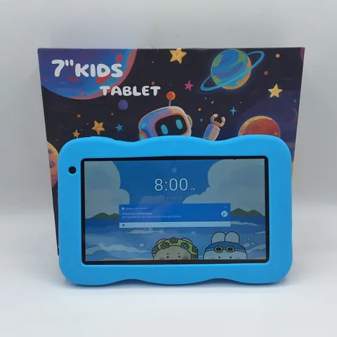 BOXED YUSUBCWY 7" KIDS TABLET WITH PROTECTIVE BLUE CASE