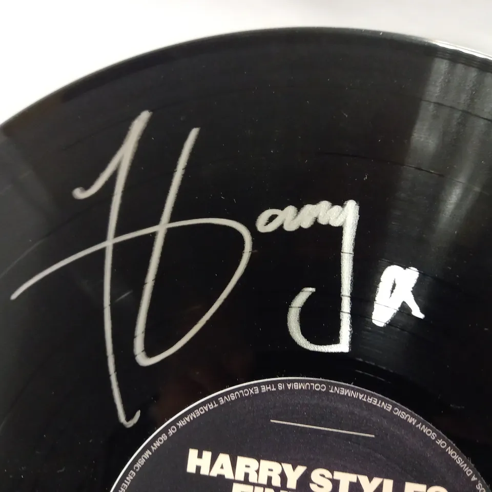 SIGNED HARRY STYLES FINE LINE VINYL