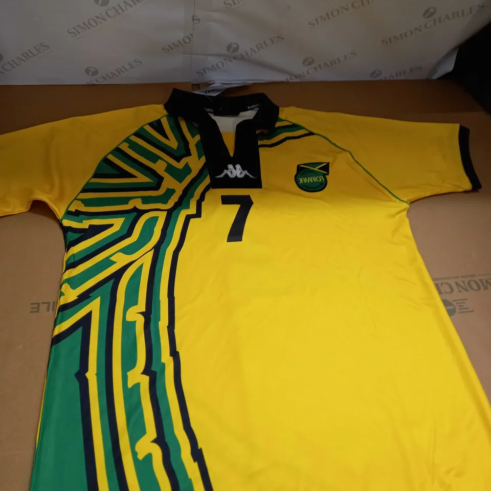 JAMAICA FOOTBALL FEDERATION SHIRT WITH CARGILL 7 SIZE 2XL