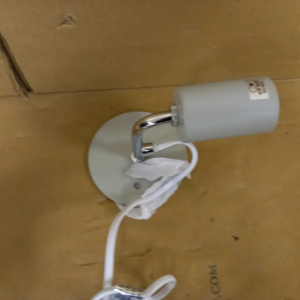 BOXED HOUSE SPOKE PLUG IN WALL LIGHT