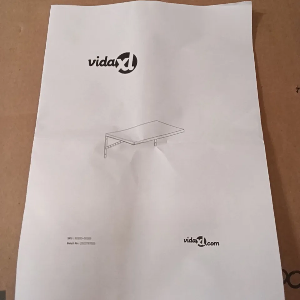 BOXED VIDA XL METAL SHELVING UNIT - SILVER (1 BOX)