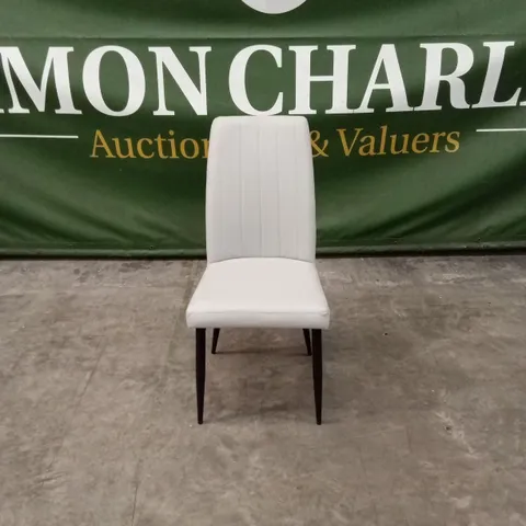 QUALITY DESIGNER FAUX LEATHER DINING CHAIR