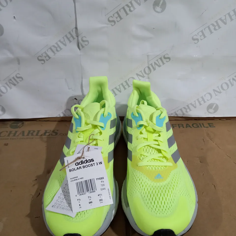 ADIDAS SOLAR BOOST 3 W TRAINERS SIZE 7.5