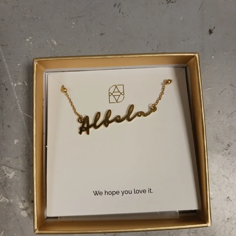 ABBOTT LYON PERSONALISED 'ALBELA' NECKLACE 