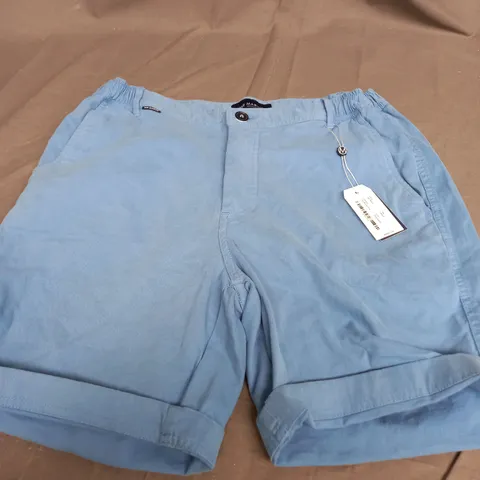 MR MARVIS LIGHT BLUE SHORTS - LARGE