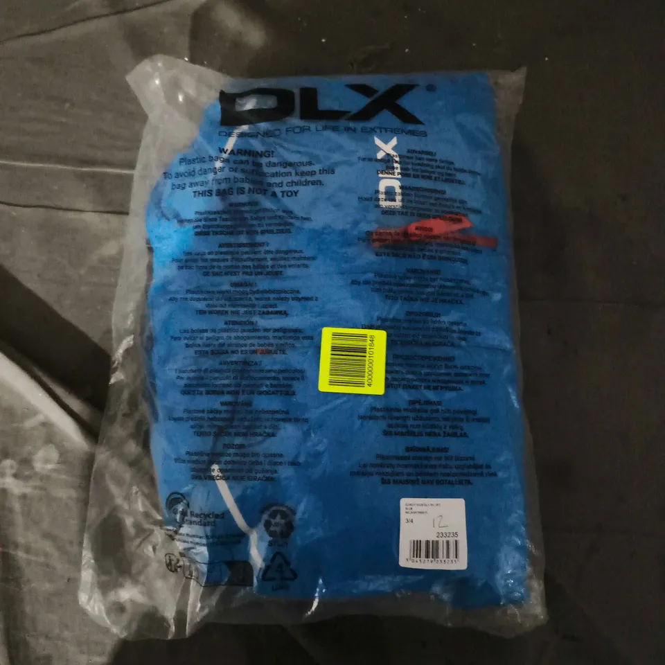 BAGGED DLX GORDY KIDS DLX SKI JACKET IN BLUE - 3/4