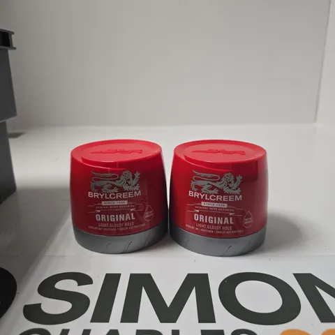 BRYLCREEM ORIGINAL HAIR GROOMING CREAM – 2 RED JARS