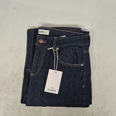 PULL & BEAR JEANS IN DARK INDIGO SIZE UK 12