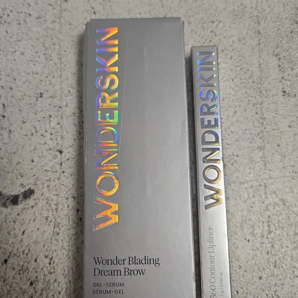 WONDERSKIN BROW GEL-SERUM BRUNETTE & LIPLINER NUTMEG
