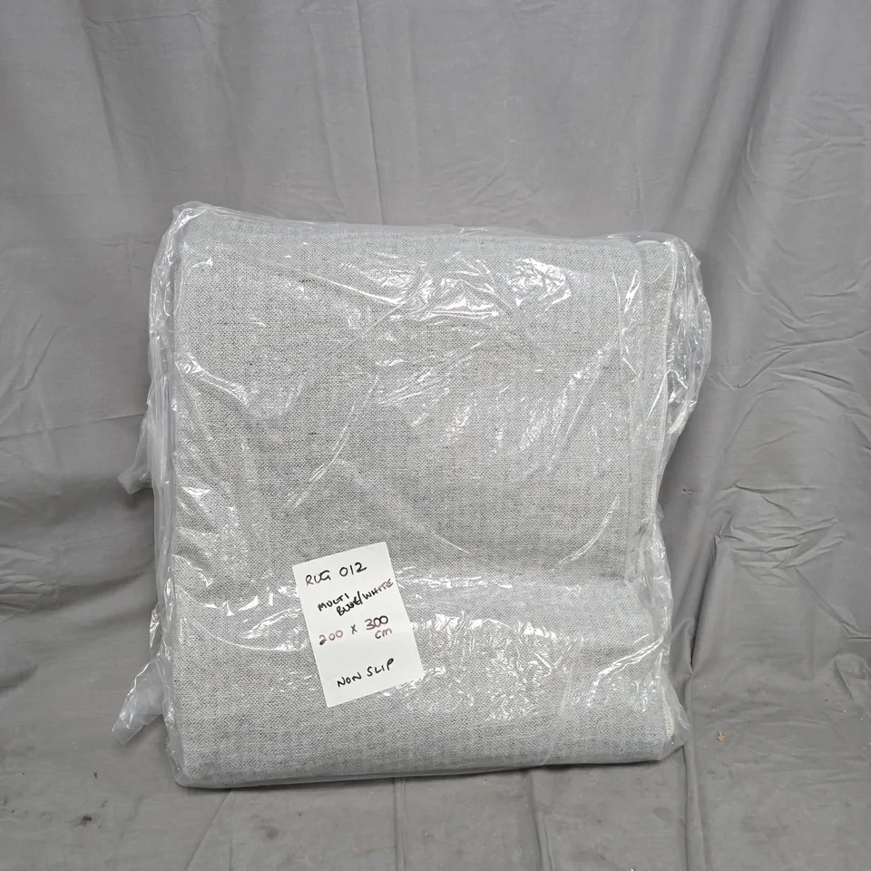 Rug 200 x 300 cm – Multi blue/white