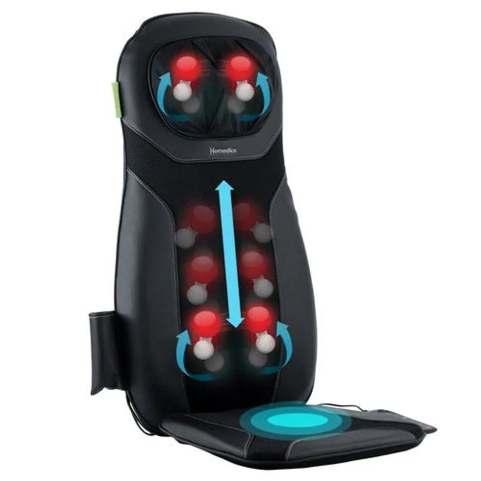 BOXED HOMEDICS SHIATSU BACK MASSAGER SBM-75H GEL 