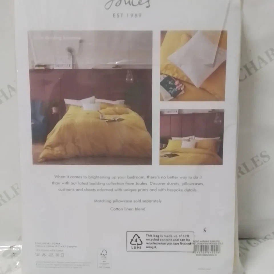 BRAND NEW SEALED SUNSHINE DUVET COVER SET KINGSIZE