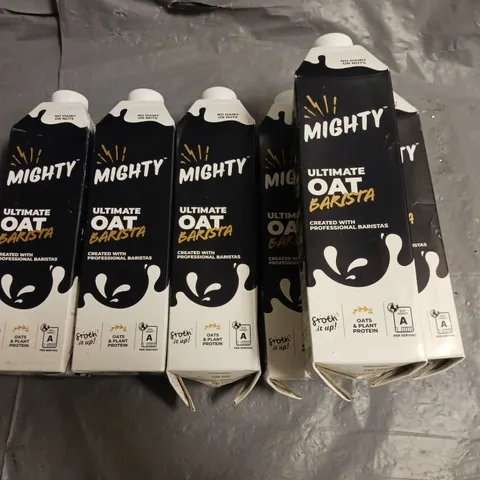 LOT OF 6 MIGHTY ULTIMATE OAT BARISTA - 1L EACH