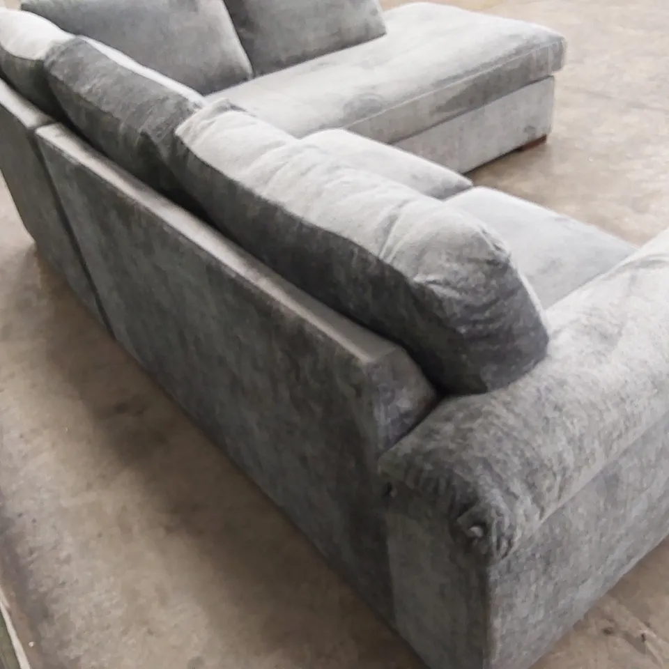 DESIGNER SALERNO STANDARD FABRIC CORNER CHAISE SOFA