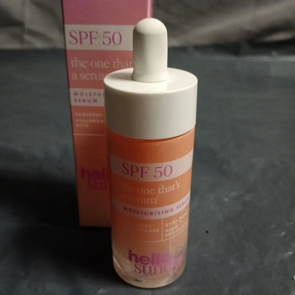 HELLO SUNDAY SPF 50 MOISTURISING SERUM – PINK DROPPER BOTTLE 30ML