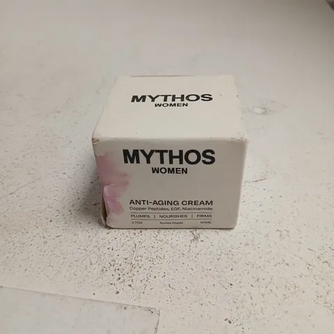 MYTHOS WOMEN ANTI-AGING CREAM – 50ML BOXED