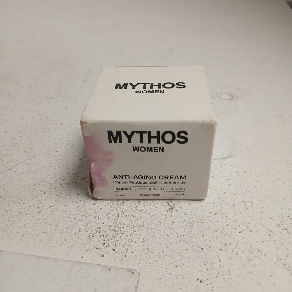 MYTHOS WOMEN ANTI-AGING CREAM – 50ML BOXED