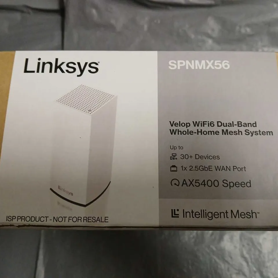 LINKSYS VELOP WIFI6 DUAL-BAND WHOLE HOME MESH SYSTEM