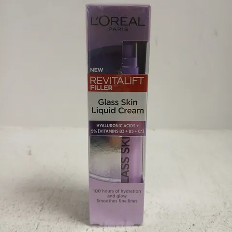L'ORÉAL PARIS REVITALIFT FILLER GLASS SKIN LIQUID CREAM – BOXED