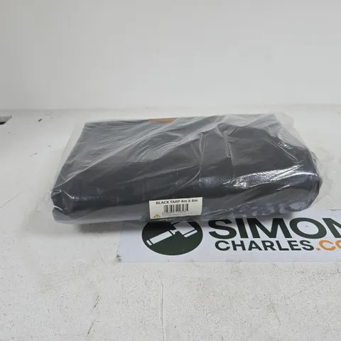 BLACK TARP 4M X 4M