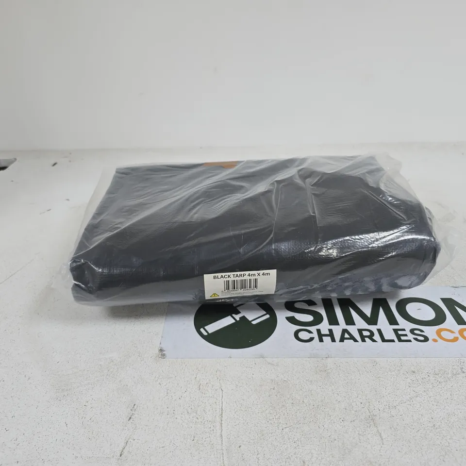 BLACK TARP 4M X 4M