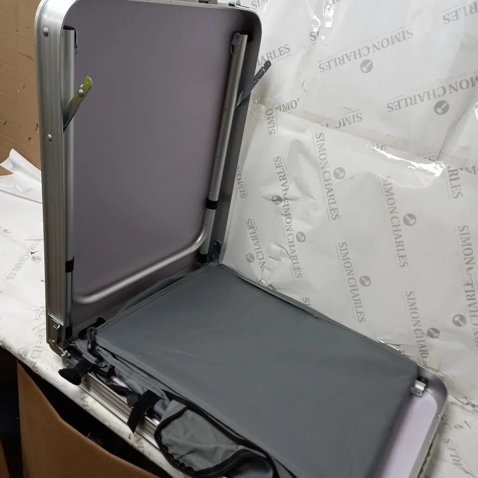 WOLTU FOLDING PICNIC TABLE ALUMINIUM TABLE CAMPING KITCHEN