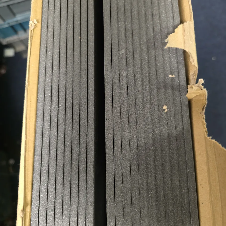 BOX OF APPROXIMATELY 20 ASSORTED GREY STYROFOAM PANELS - 625MM X 6MM X 800MM