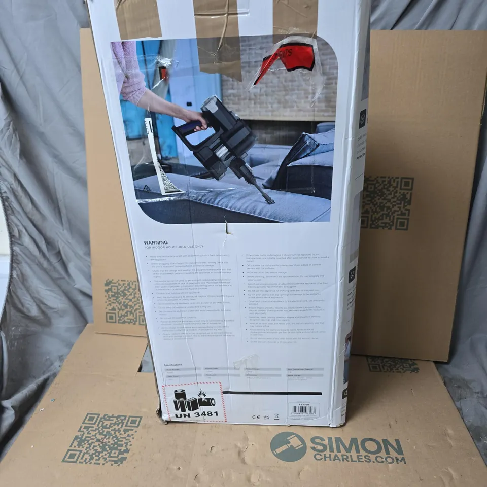 KEPLIN 2-IN-1 CORDLESS VACUUM CLEANER – BOXED