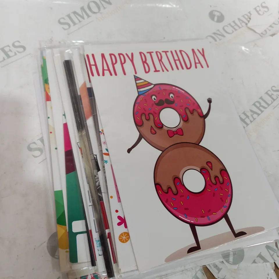 APPROXIMATELY 20 BIRTHDAY CARDS DIFFERENT STYLES