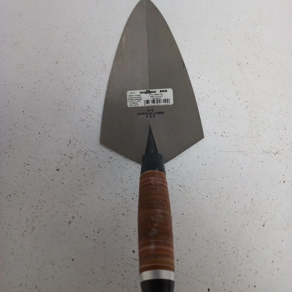 MARSHALLTOWN BRICK TROWEL – 11 X 5.5 IN – USA