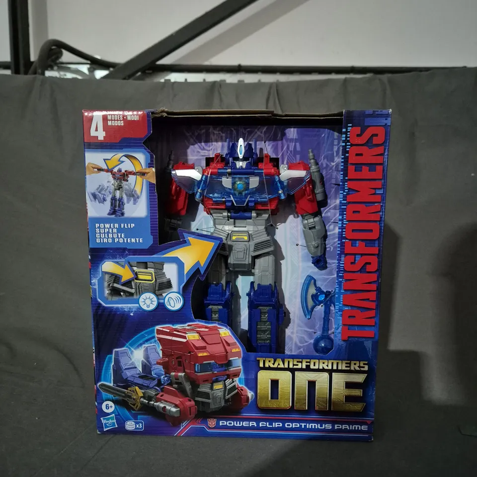 TRANSFORMERS ONE - POWER FLIP OPTIUS PRIME FIGURE