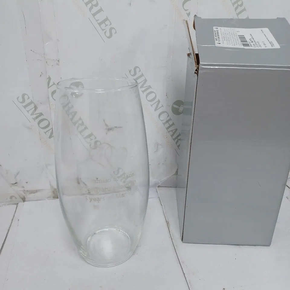 ENTWINED HEARTS VASE RRP £19.99