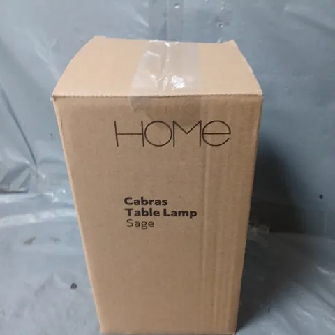 BOXED CABRAS TABLE LAMP