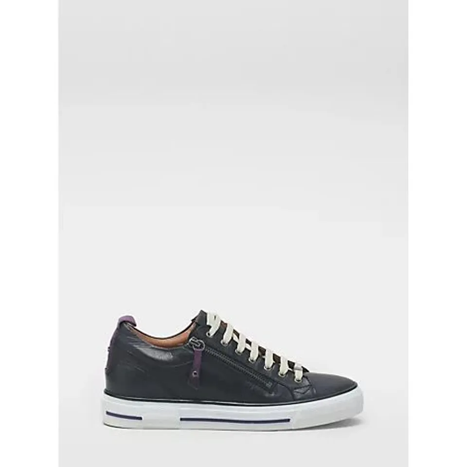 MODA IN PELLE BRAYLEIGH HIDDEN WEDGE TRAINER- BLACK SIZE 5