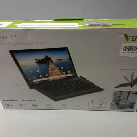 BOXED VENTURER LUNA MAX 14 TABLET WITH DETACHABLE KEYBOARD